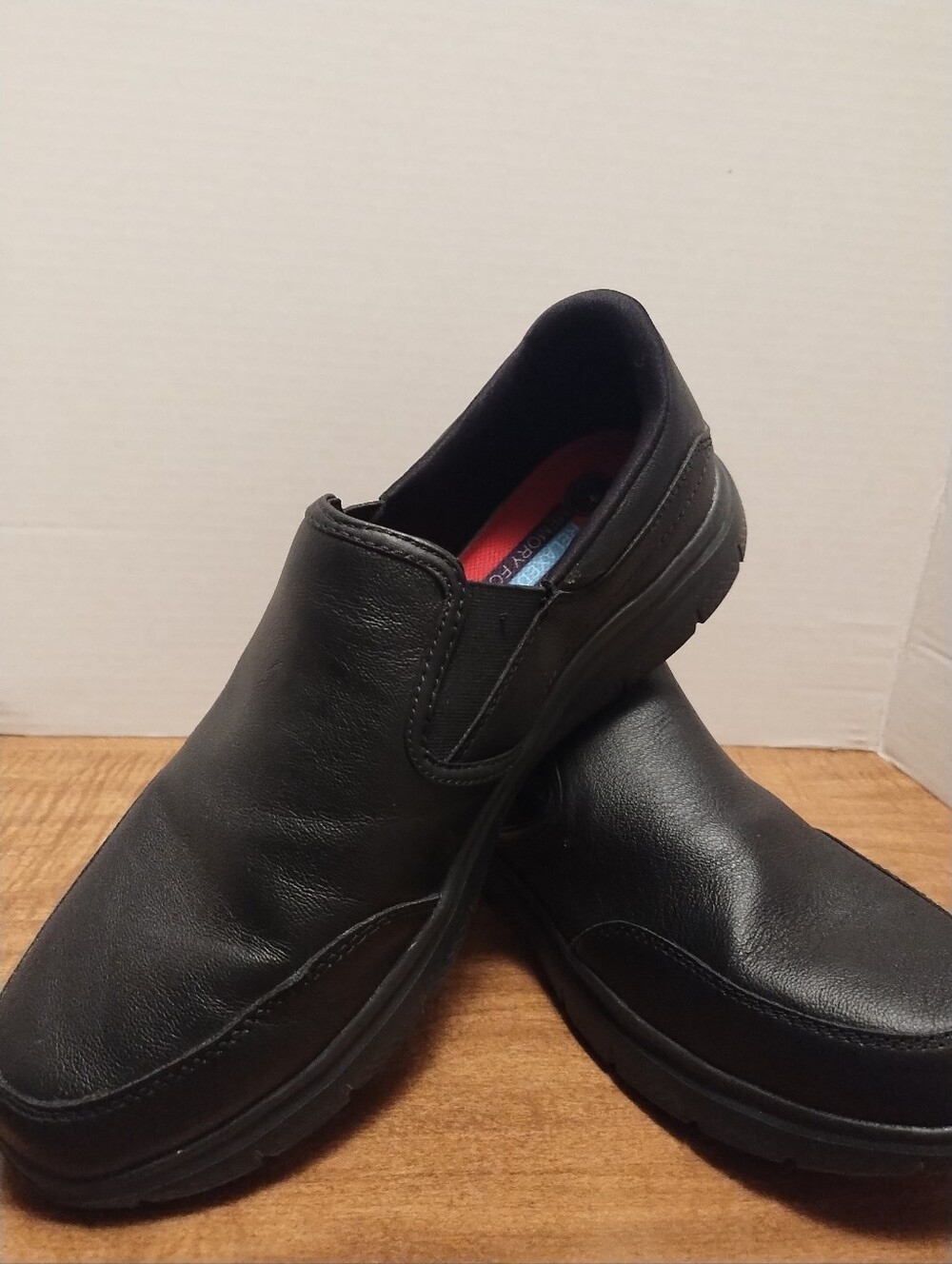 Skechers Slip-On Black Men's Work Shoe